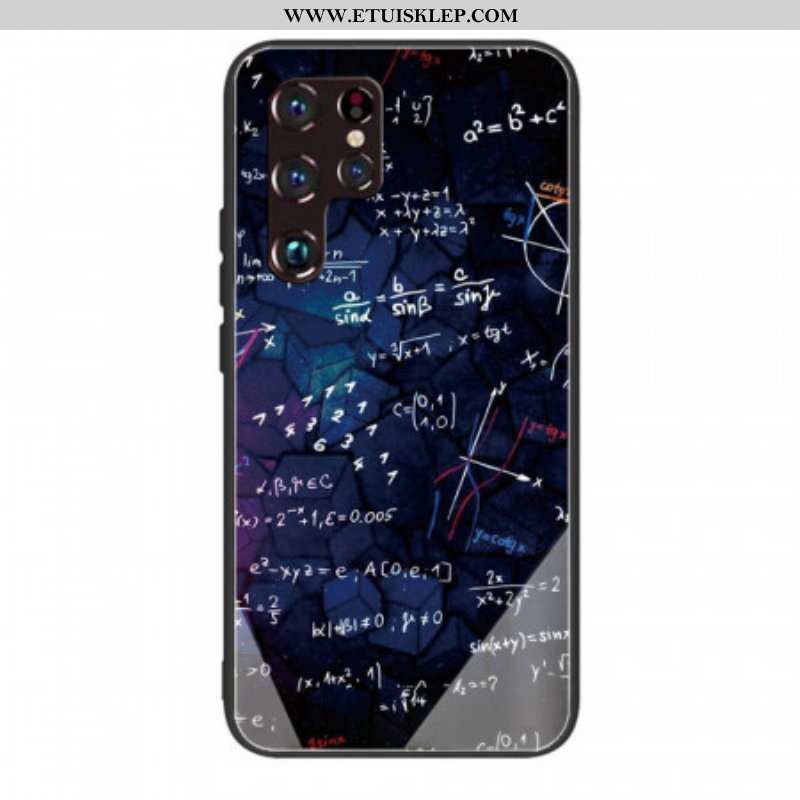 Etui do Samsung Galaxy S22 Ultra 5G Obliczenia Matematyczne Ze Szkła Hartowanego